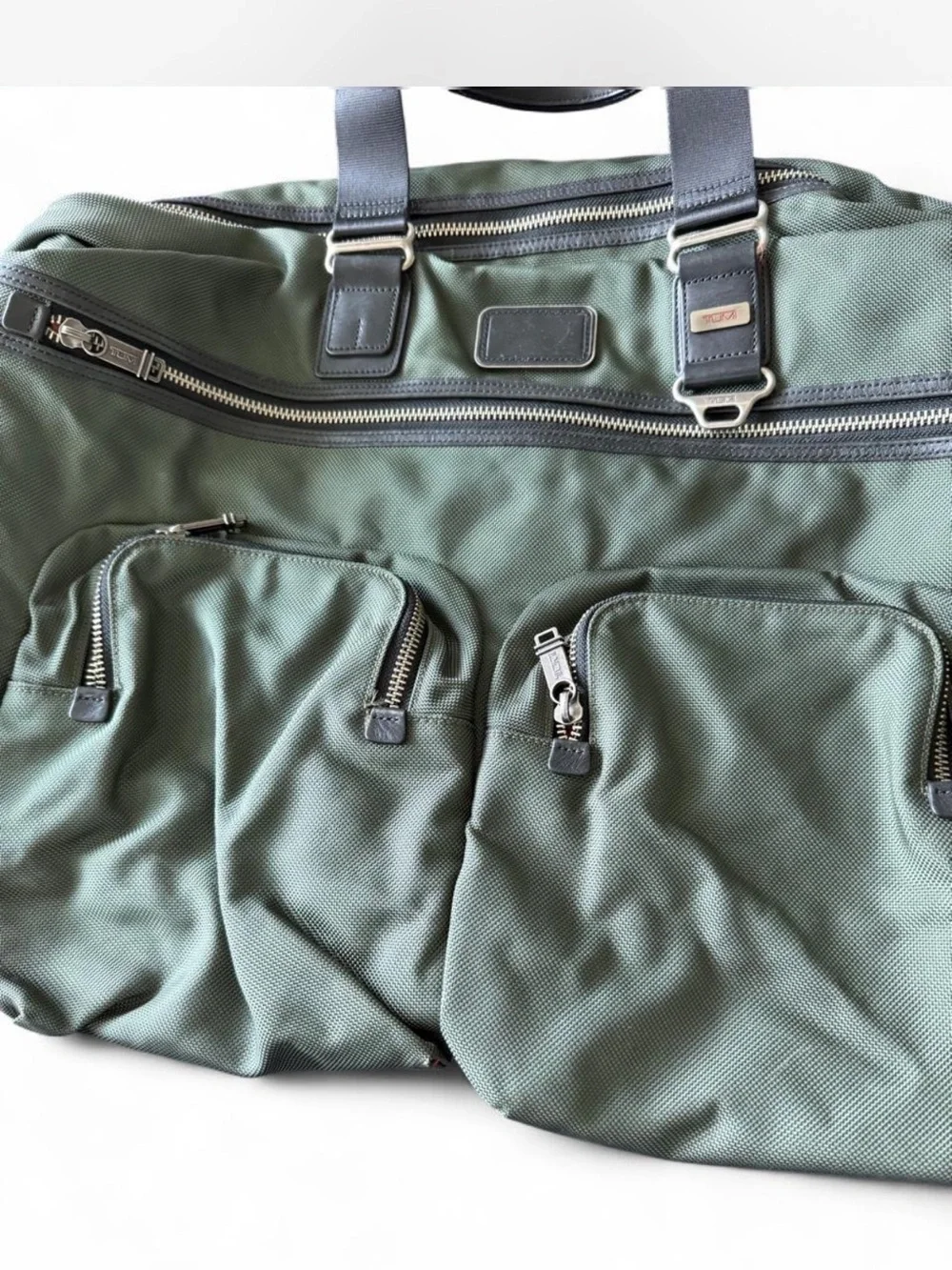 Tumi Alpha Dark Green Travel Bag